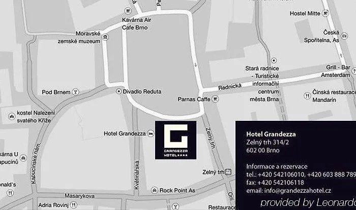 Otel Grandezza Luxury Palace Brno